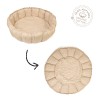 Play&Go bloom stripes brown organic babymat - couverture de jeu bébé
