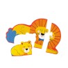 Moulin Roty - Puzzles évolutifs avec des animaux de la jungle