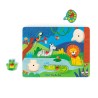 Moulin Roty - Soundpuzzle aus Holz mit Dschungeltieren