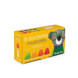 Klangglocken von Les Popipop  für Kinder ab 18 Monaten - Moulin Roty