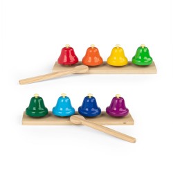 Klangglocken von Les Popipop  für Kinder ab 18 Monaten - Moulin Roty