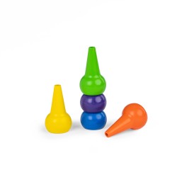 Wachsmalstifte für Kinder ab 1 1/2 Jahren - Les Popipop - Moulin Roty