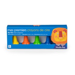 Wachsmalstifte für Kinder ab 1 1/2 Jahren - Les Popipop - Moulin Roty