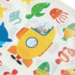 Stickerheft mit 300 stickers - Les Popipop - Moulin Roty