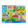 Moulin Roty - Soundpuzzle Stadt aus Holz