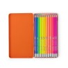 12 crayons de couleur néon - Les Schmouks - Moulin Roty
