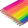12 crayons de couleur néon - Les Schmouks - Moulin Roty