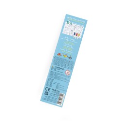 Mini-Silikon-Set zum Ausmalen & 4 Stifte - perfekt für unterwegs - Les Schmouks - Moulin Roty