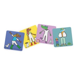 Logikspiel Mix and Match - Les Loufoques - Moulin Roty