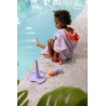 Poncho de bain 60 x 60 cm Lavande - parfait après la baignade et le bain - Quut