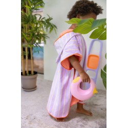 Poncho de bain 60 x 60 cm Lavande - parfait après la baignade et le bain - Quut