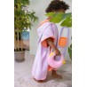 Poncho de bain 60 x 60 cm Lavande - parfait après la baignade et le bain - Quut