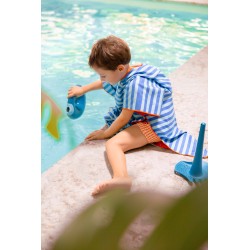 Badeponcho 60 x 60 cm Ozean - perfekt nach dem schwimmen und baden - Quut