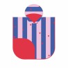 Poncho de bain 60 x 60 cm cerise - parfait après la baignade et le bain - Quut