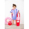 Poncho de bain 60 x 60 cm cerise - parfait après la baignade et le bain - Quut