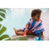 Badeponcho 60 x 60 cm Kirsche - perfekt nach dem schwimmen und baden - Quut