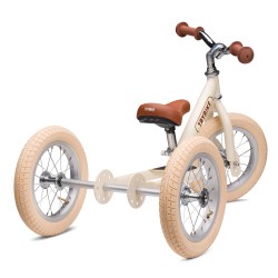 Laufrad Trybike Steel 2 in 1 vintage cream matt - Retro Bike