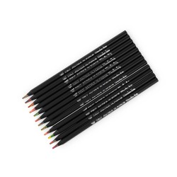 12 crayons de couleur multicolores - Tout autour du monde - Moulin Roty