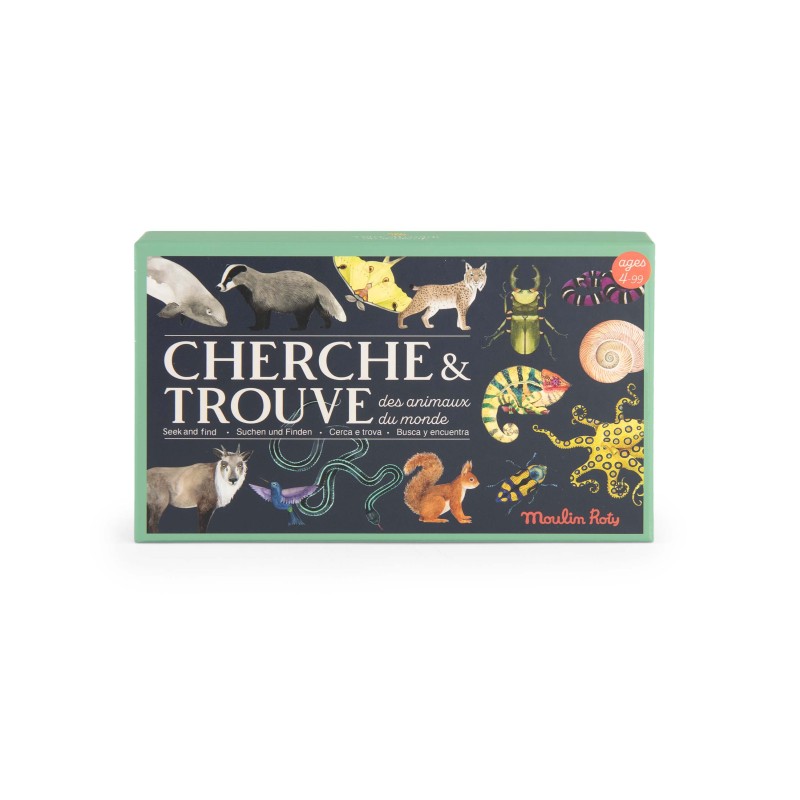 Jeu Cherche et Trouve - Tout autour du monde - Moulin Roty