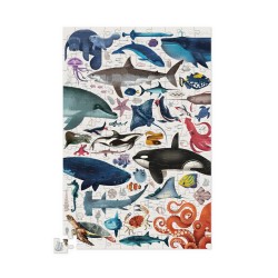 Crocodile Creek - Metall Puzzle 150 pcs Ocean Dreams
