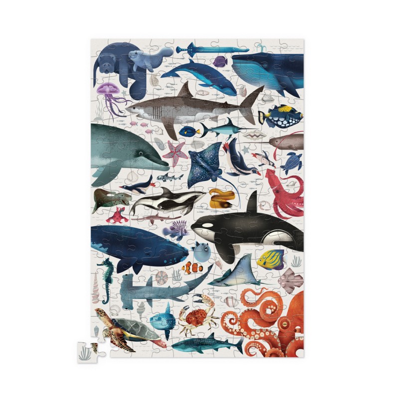 Crocodile Creek - Metall Puzzle 150 pcs Ocean Dreams