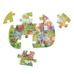 4 Mini Puzzles - Les Minouchkas - Moulin Roty