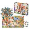 Steckpuzzle aus Holz mit Fahrzeugen für Kinder ab 1 Jahr - Moulin Roty
