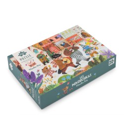 Steckpuzzle aus Holz mit Fahrzeugen für Kinder ab 1 Jahr - Moulin Roty