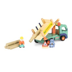 Forstlastwagen aus Holz  - Moulin Roty