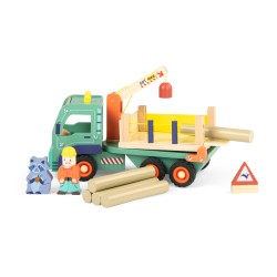 Forstlastwagen aus Holz  - Moulin Roty