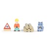 Forstlastwagen aus Holz  - Moulin Roty