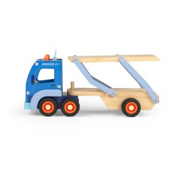 Camion de transport de voitures en bois - Les Popipop - Moulin Roty