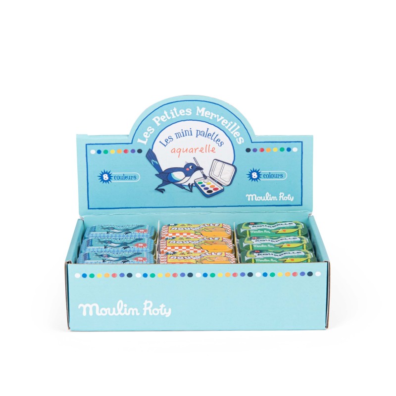 Mini Wasserfarbkasten - Les petites merveilles  - Moulin Roty