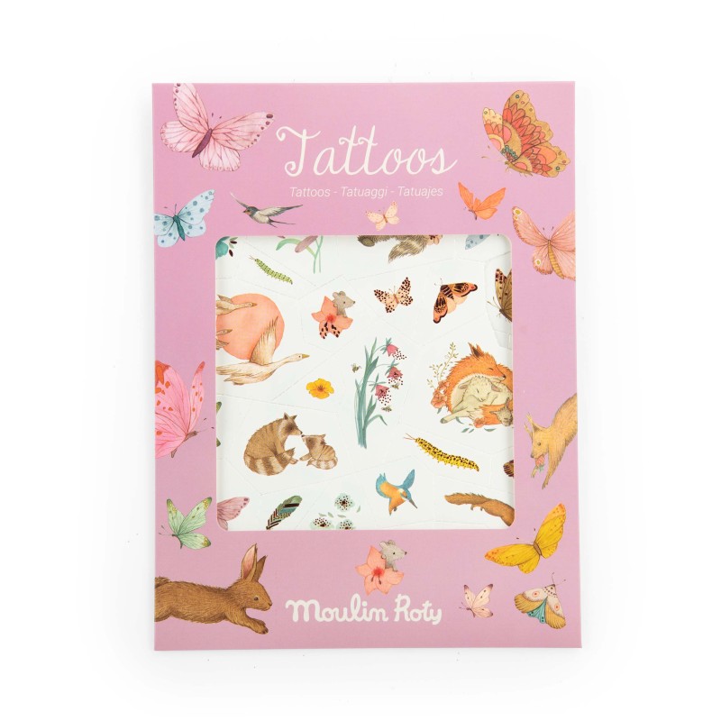 Tolle Tattos für Kinder ab 2 Jahren mit süssen Motiven - Les Rosalies - Moulin Roty