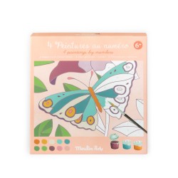 Peintures au numéro - Les Rosalies - Moulin Roty
