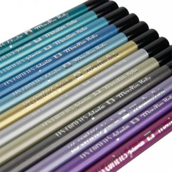 12 crayons de couleur métallisés - Les comètes filantes - Moulin Roty
