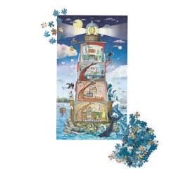 Leuchtturmpuzzle 500 Teile - Le Jardin - Moulin Roty
