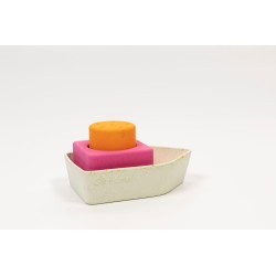 Oli&Carol - Upcycled Boat orange - Badespielsachen