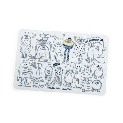 18 Mini-Sets aus Silikon zum Ausmalen assortiert - Super Petit - Moulin Roty