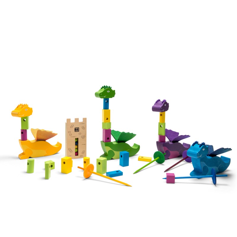 Drachen Stapeln Gesellschaftspiel ab 6 Jahren - BS Toys