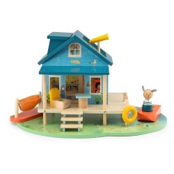 La maison du lac en bois - La Grande Famille - Moulin Roty