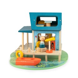 La maison du lac en bois - La Grande Famille - Moulin Roty