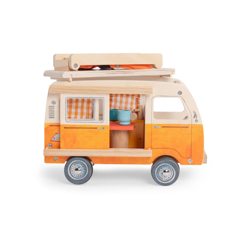 Camper Van aus Holz  - La Grande Famille - Moulin Roty