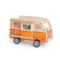 Camper Van aus Holz  - La Grande Famille - Moulin Roty