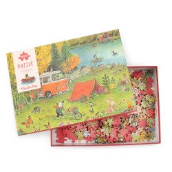 Segelboot aus Holz  - La Grande Famille - Moulin Roty