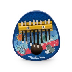 Kalimba  Puce & Pilou en bois -  instrument enfant - Moulin Roty