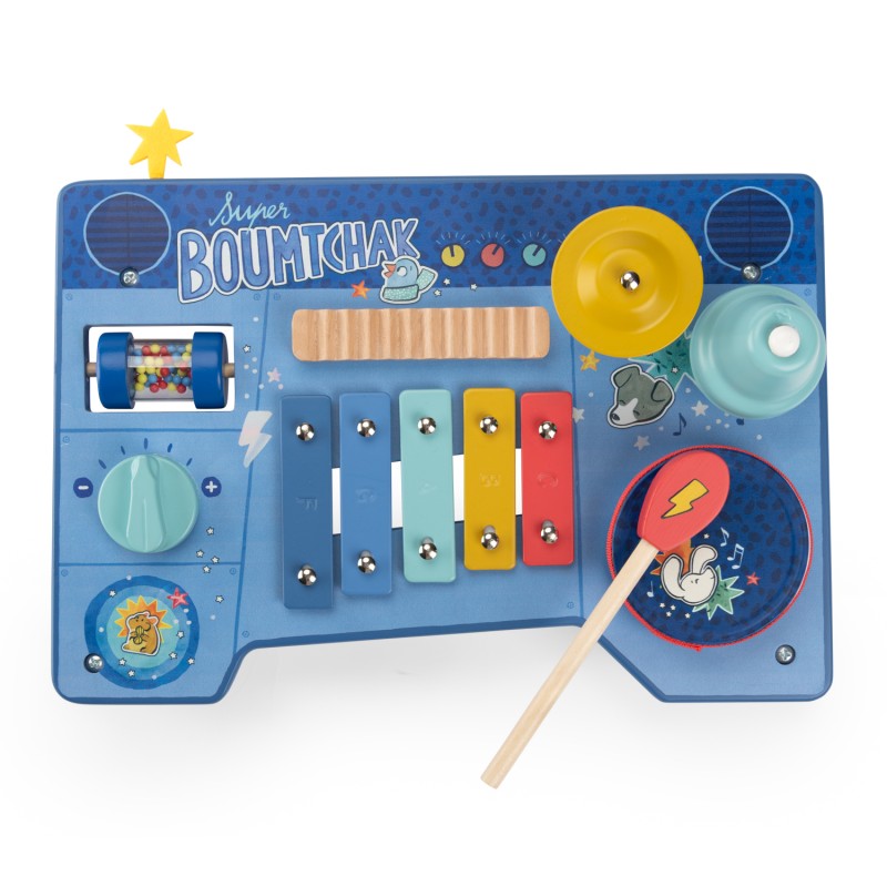 Table multi-activités musicale - Puce & Pilou - Moulin Roty