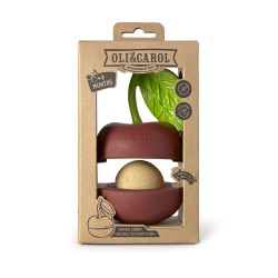 Cherry Stackable Toy & Rattle Ball - Oli&Carol