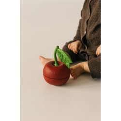 Cherry Stackable Toy & Rattle Ball - Oli&Carol