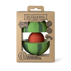 Oli&Carol - Watermelon Stackable Toy & Rattle Ball